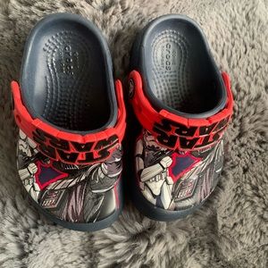 Toddler starwars crocs